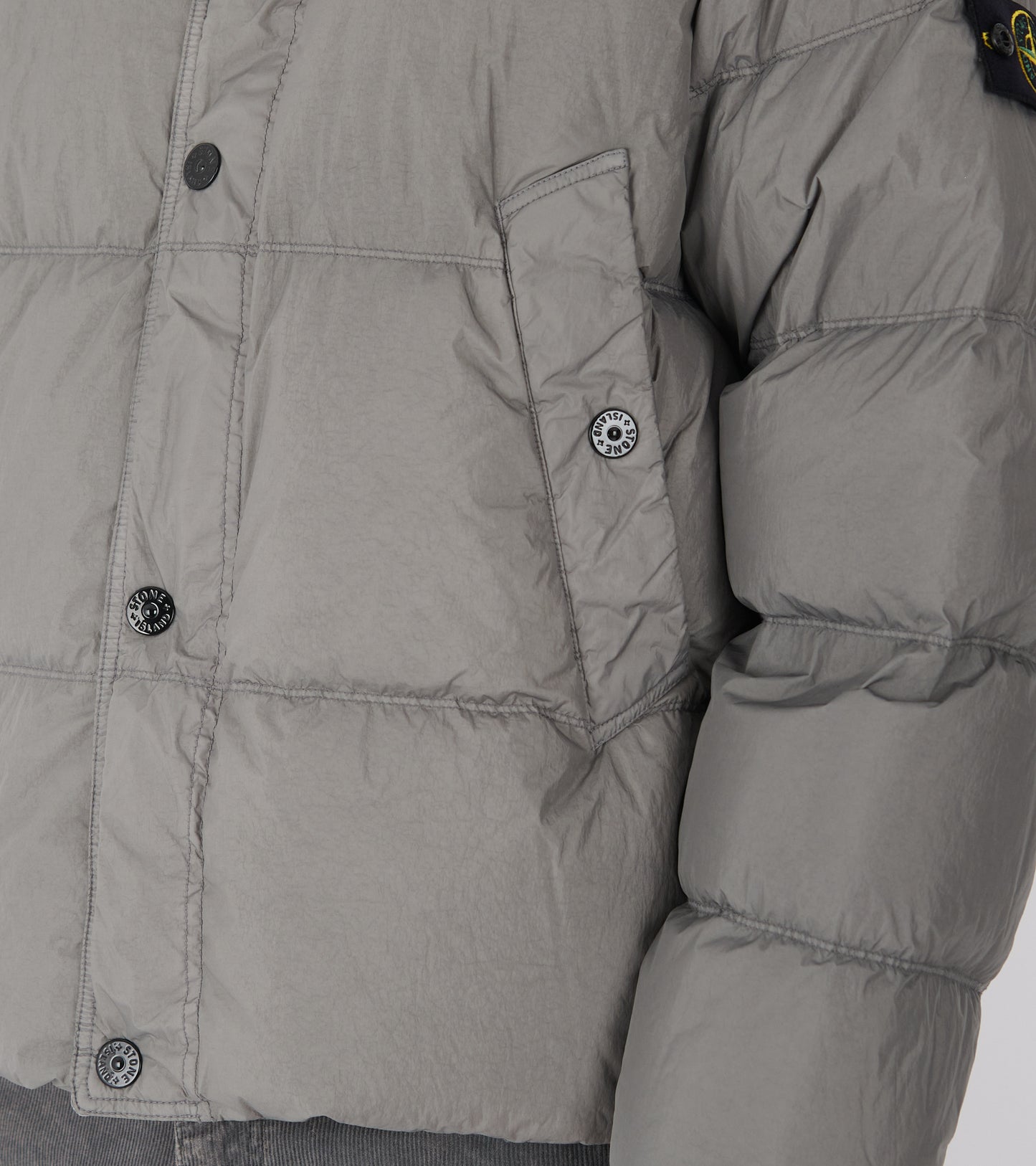 Garment Dyed Crinkle Reps NY Jacket Grey