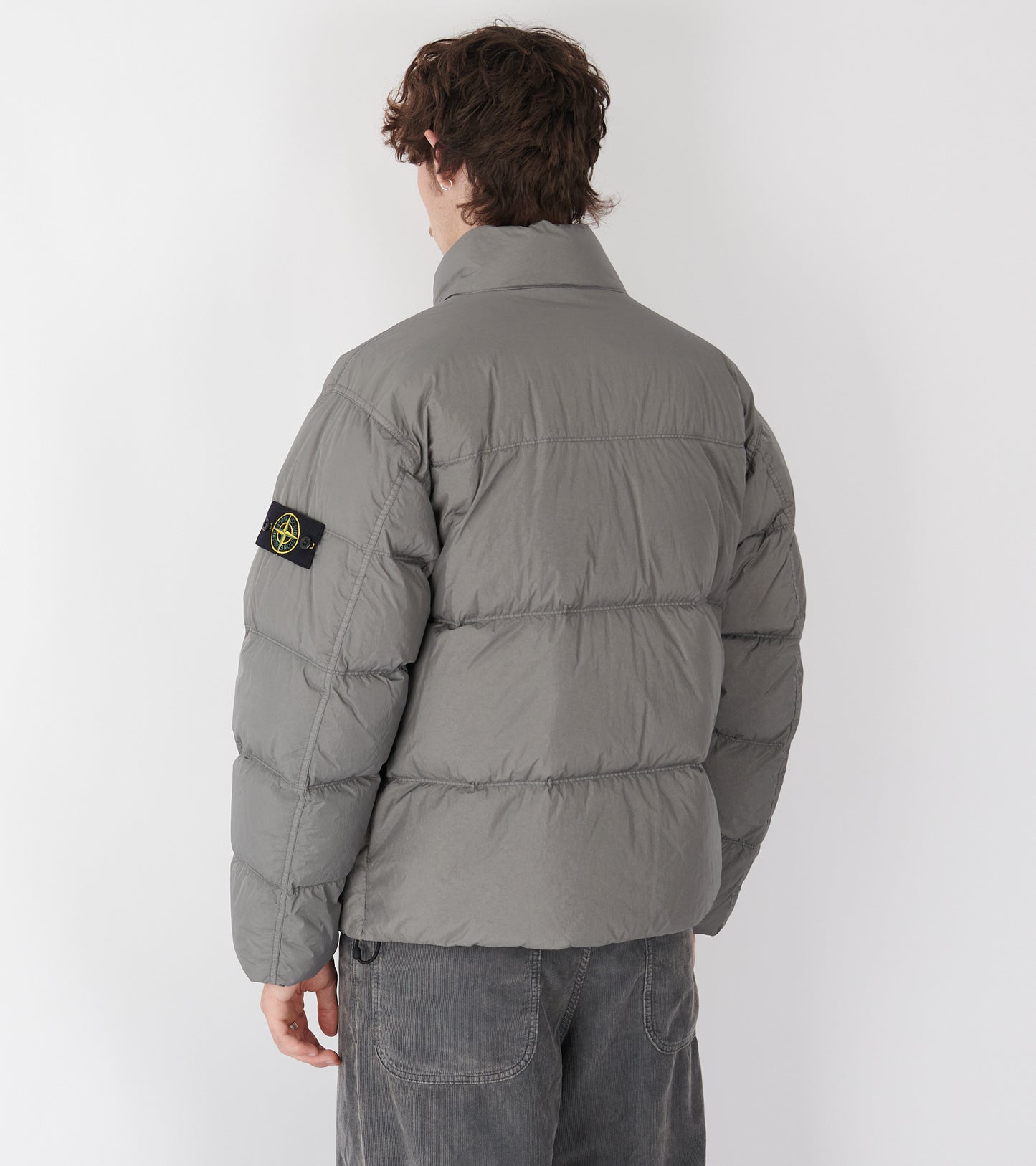 Garment Dyed Crinkle Reps NY Jacket Grey