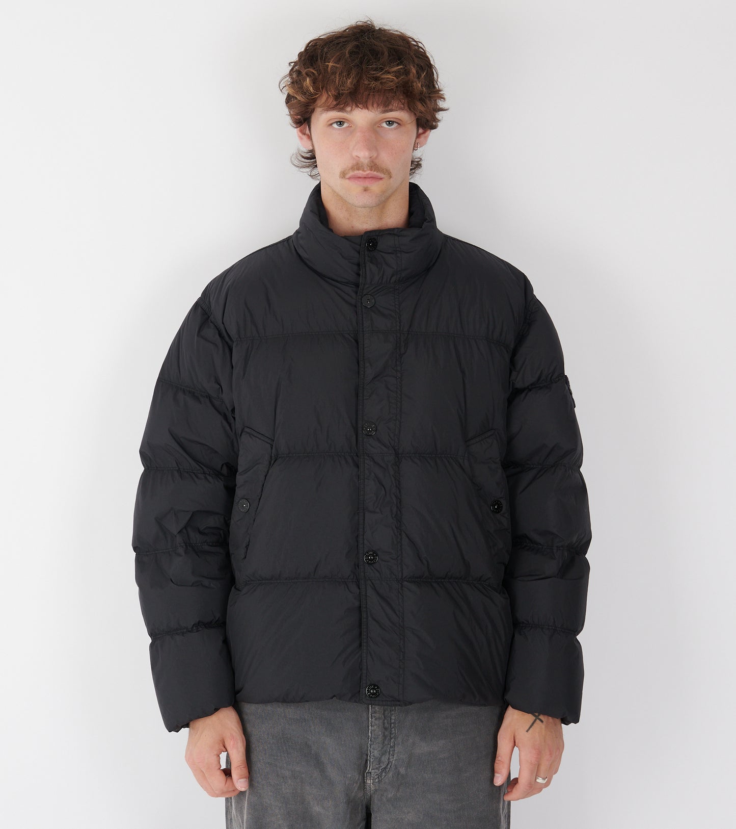 Garment Dyed Crinkle Reps NY Jacket Black