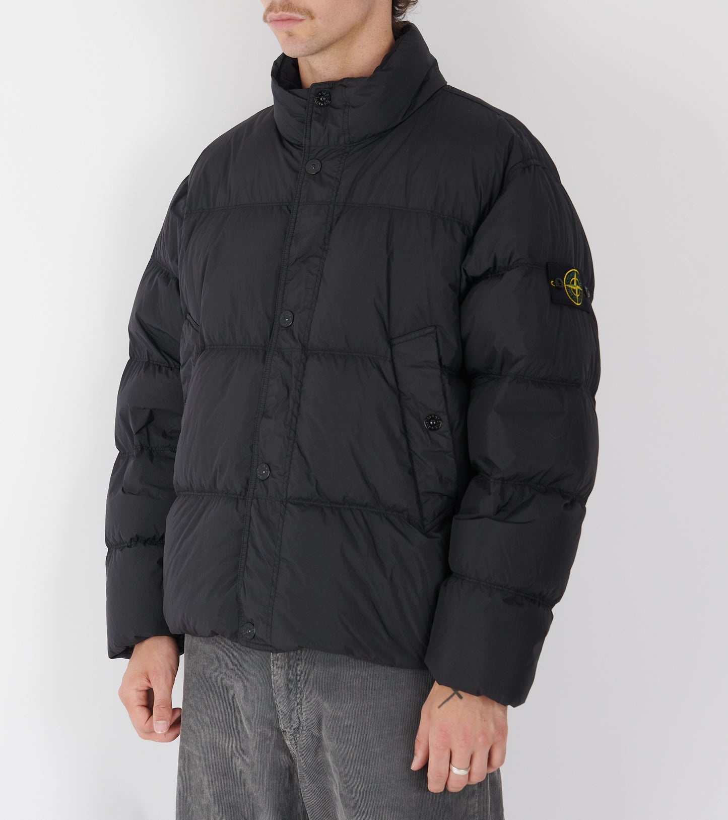 Garment Dyed Crinkle Reps NY Jacket Black