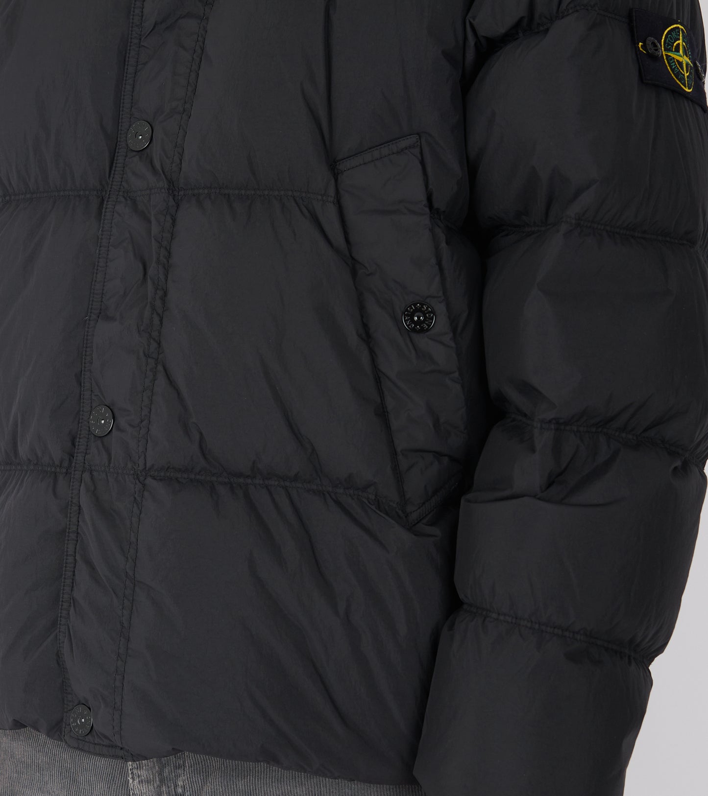 Garment Dyed Crinkle Reps NY Jacket Black