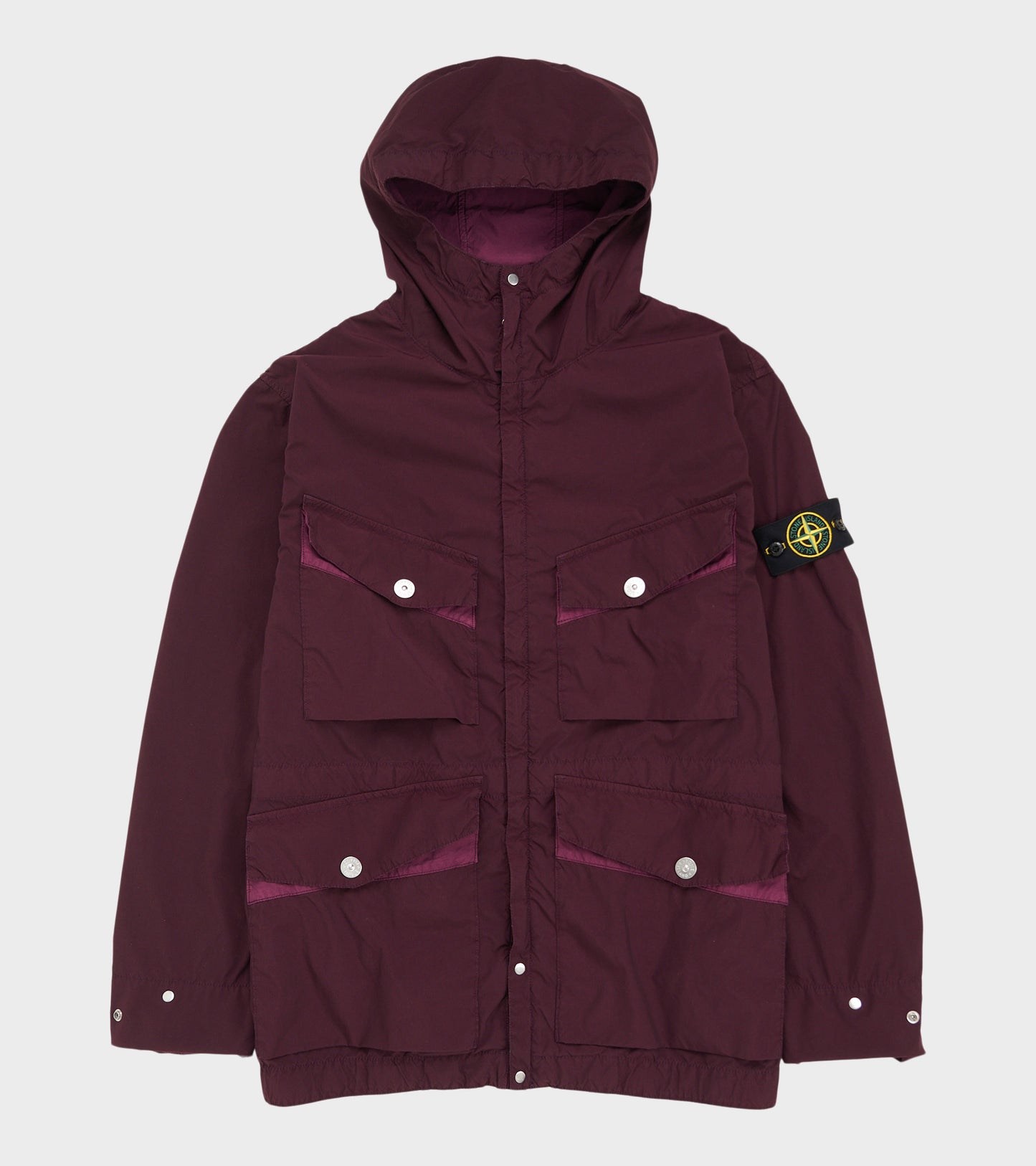 Light Compact Touch Poly-TC Jacket Burgundy Wine