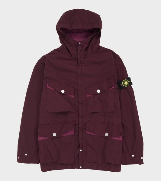 Light Compact Touch Poly-TC Jacket Burgundy Wine