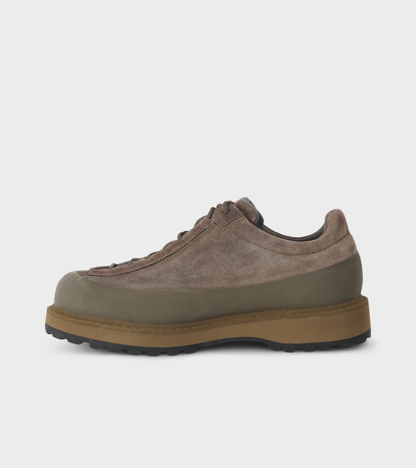 Low Top Suede Sneakers Olive