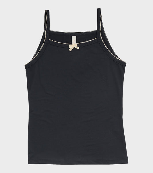 Caro Jersey Tank Black