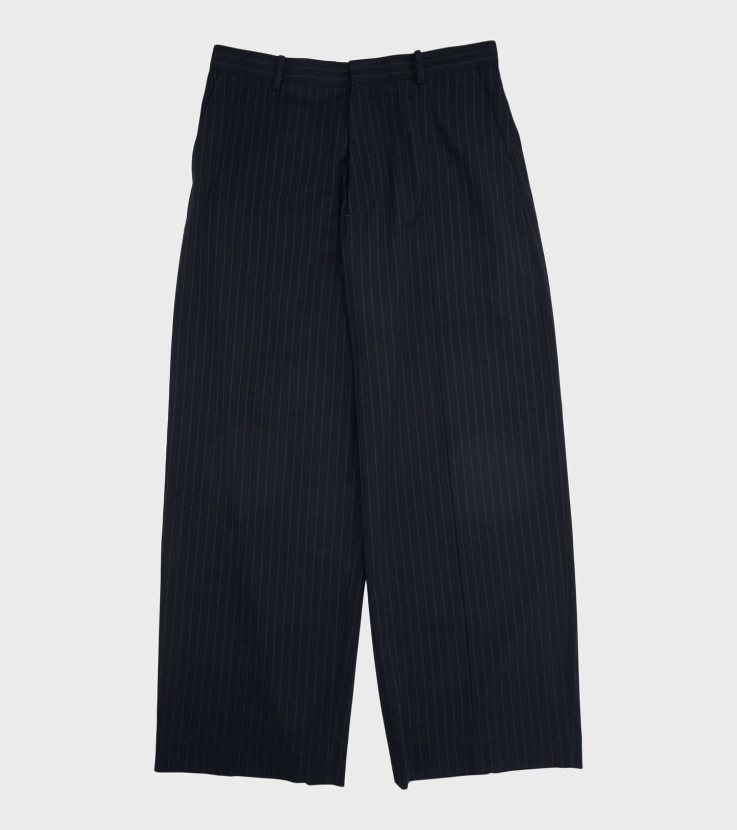 Pinstripe Trousers Navy