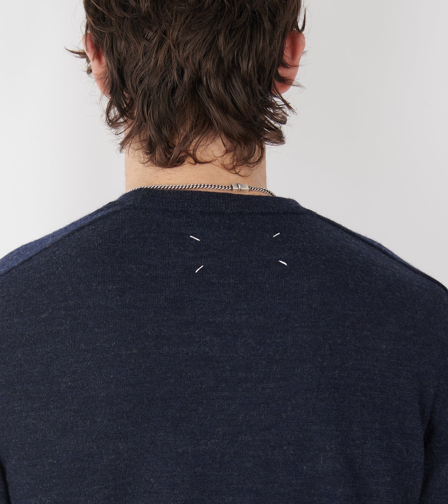 Wool Crewneck Dark Navy