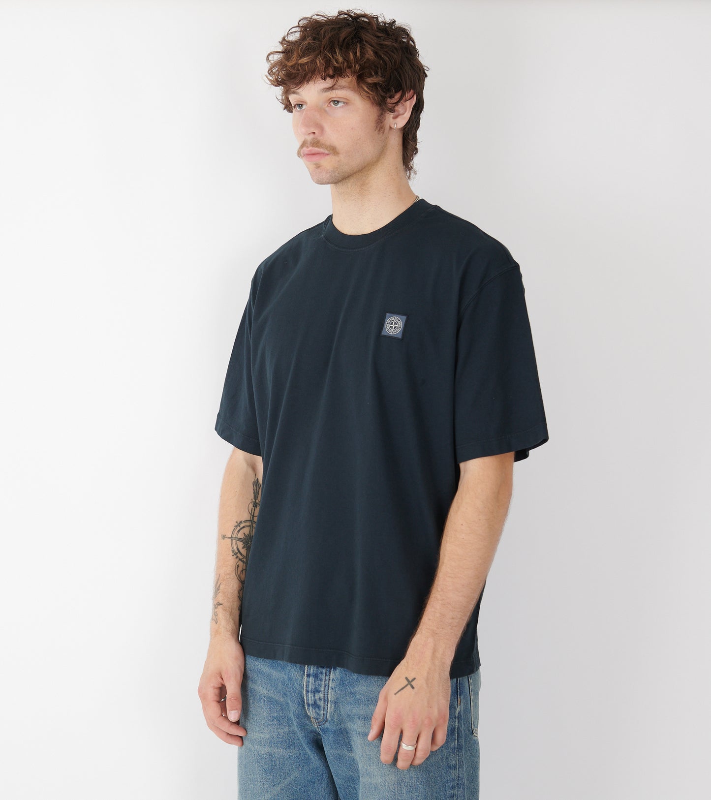 Boxy S/S T-shirt Dark Navy