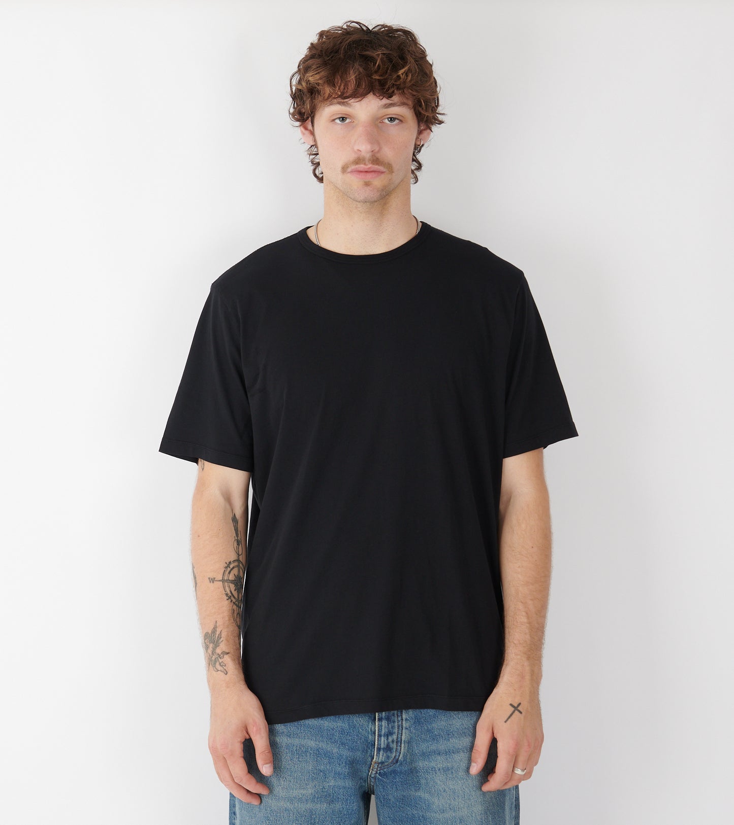 New Box T-shirt Black Clean Jersey