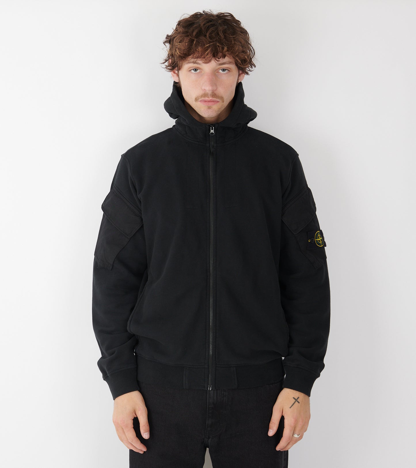 Pocket Hoodie Black