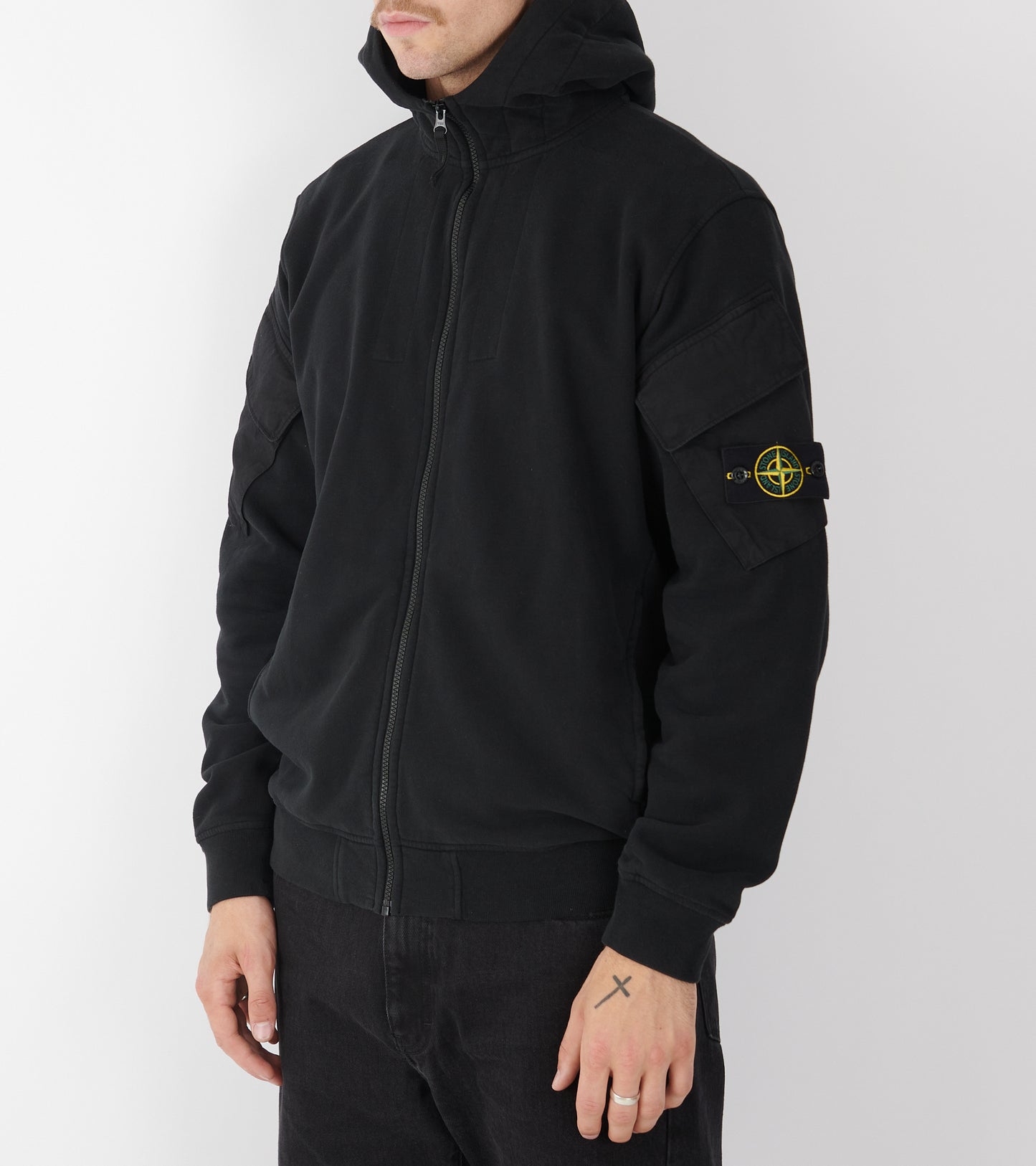 Pocket Hoodie Black