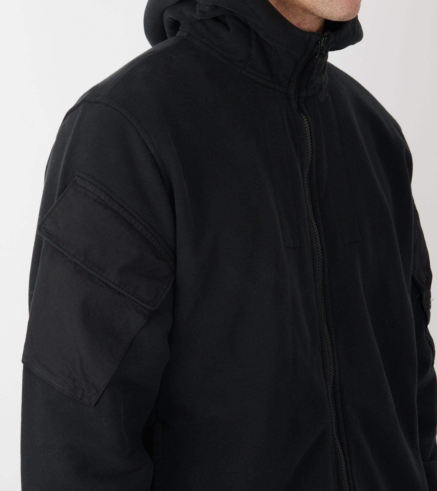 Pocket Hoodie Black