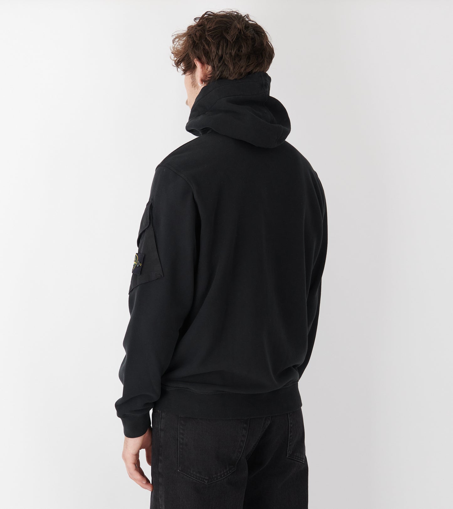 Pocket Hoodie Black