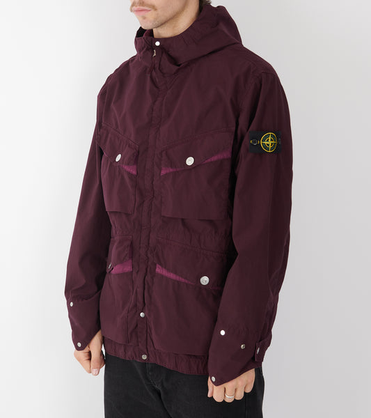 Light Compact Touch Poly-TC Jacket Burgundy Wine