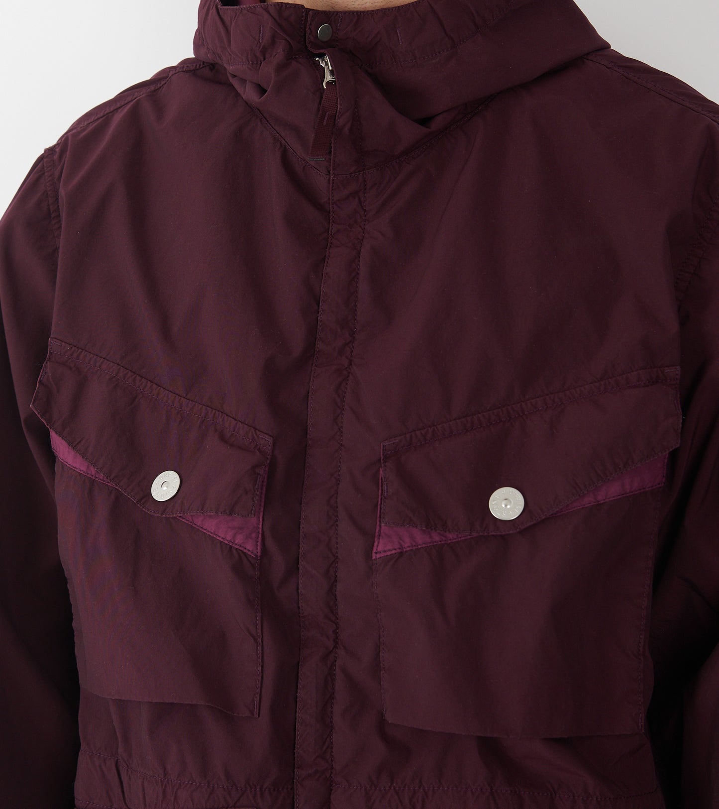 Light Compact Touch Poly-TC Jacket Burgundy Wine