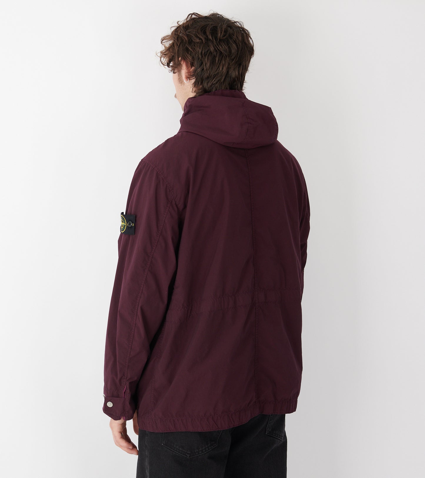 Light Compact Touch Poly-TC Jacket Burgundy Wine