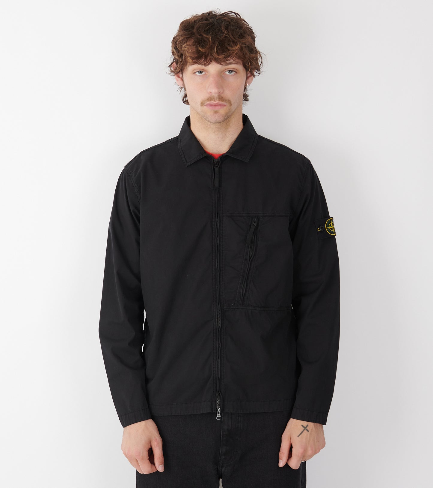 Cotton Overshirt Black