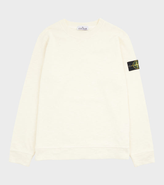Heavy Woven Sweatshirt Ivory