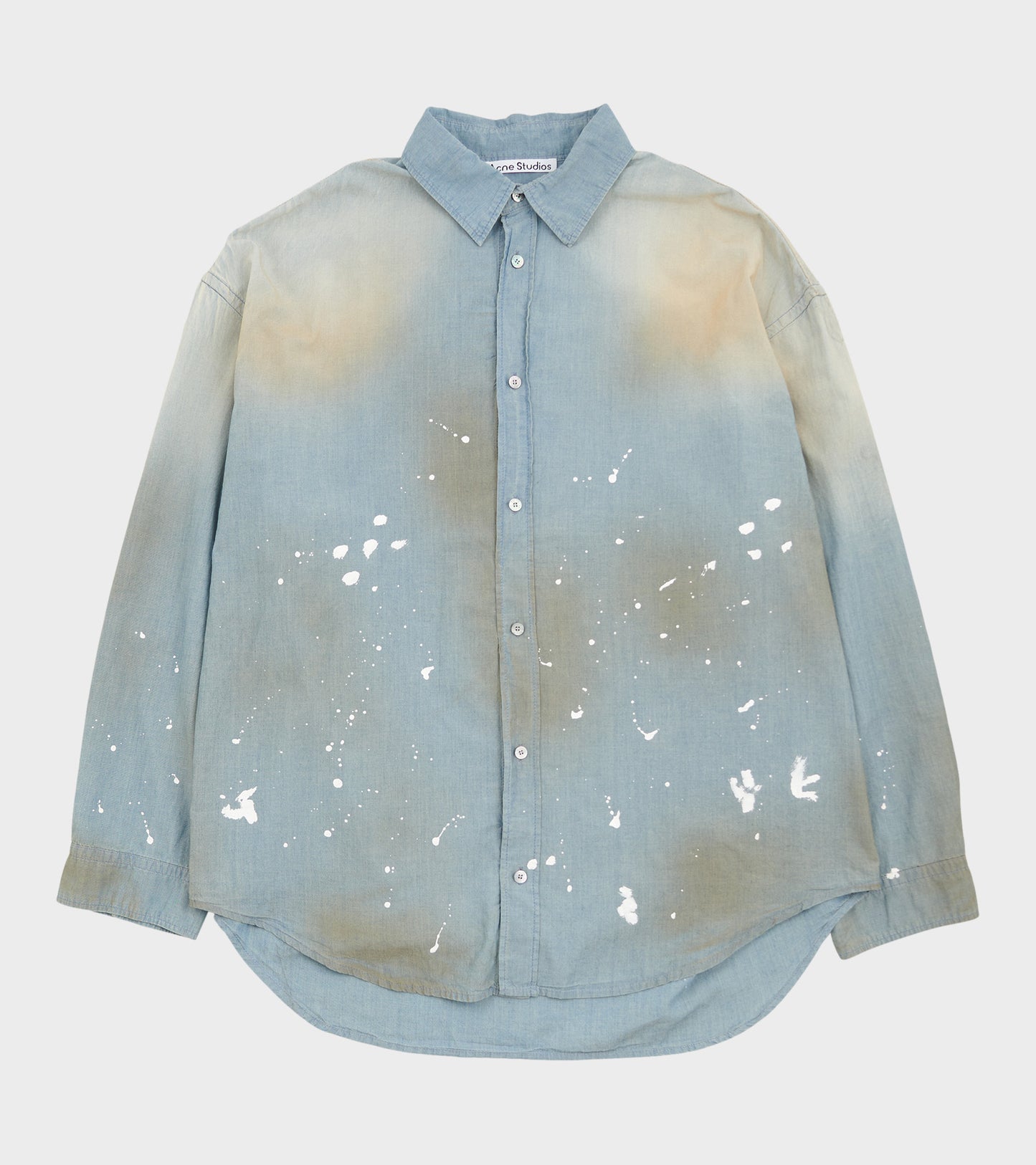 Paint Shirt Washed Blue