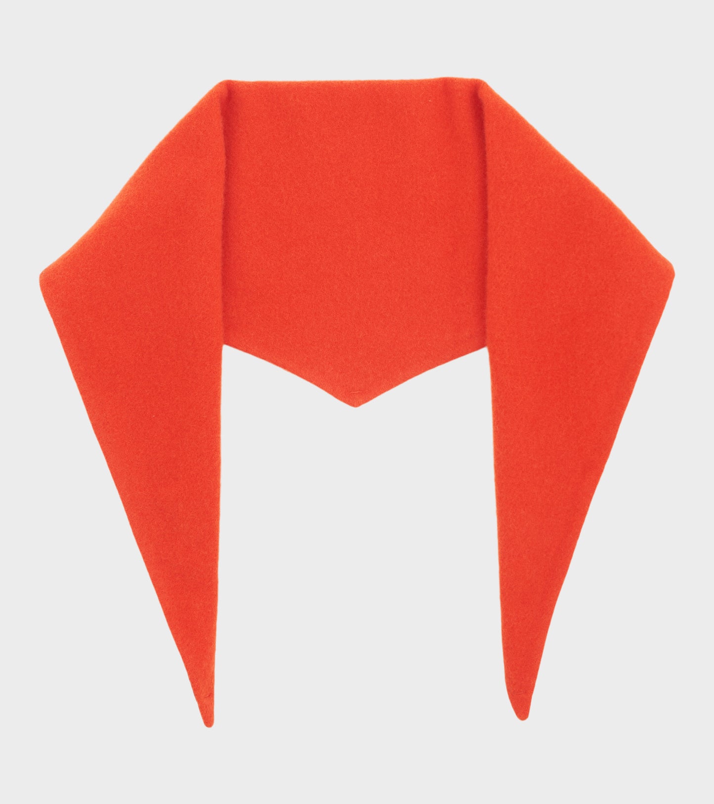 Losange Mini Fleece Scarf Orange
