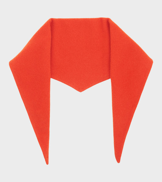 Losange Mini Fleece Scarf Orange