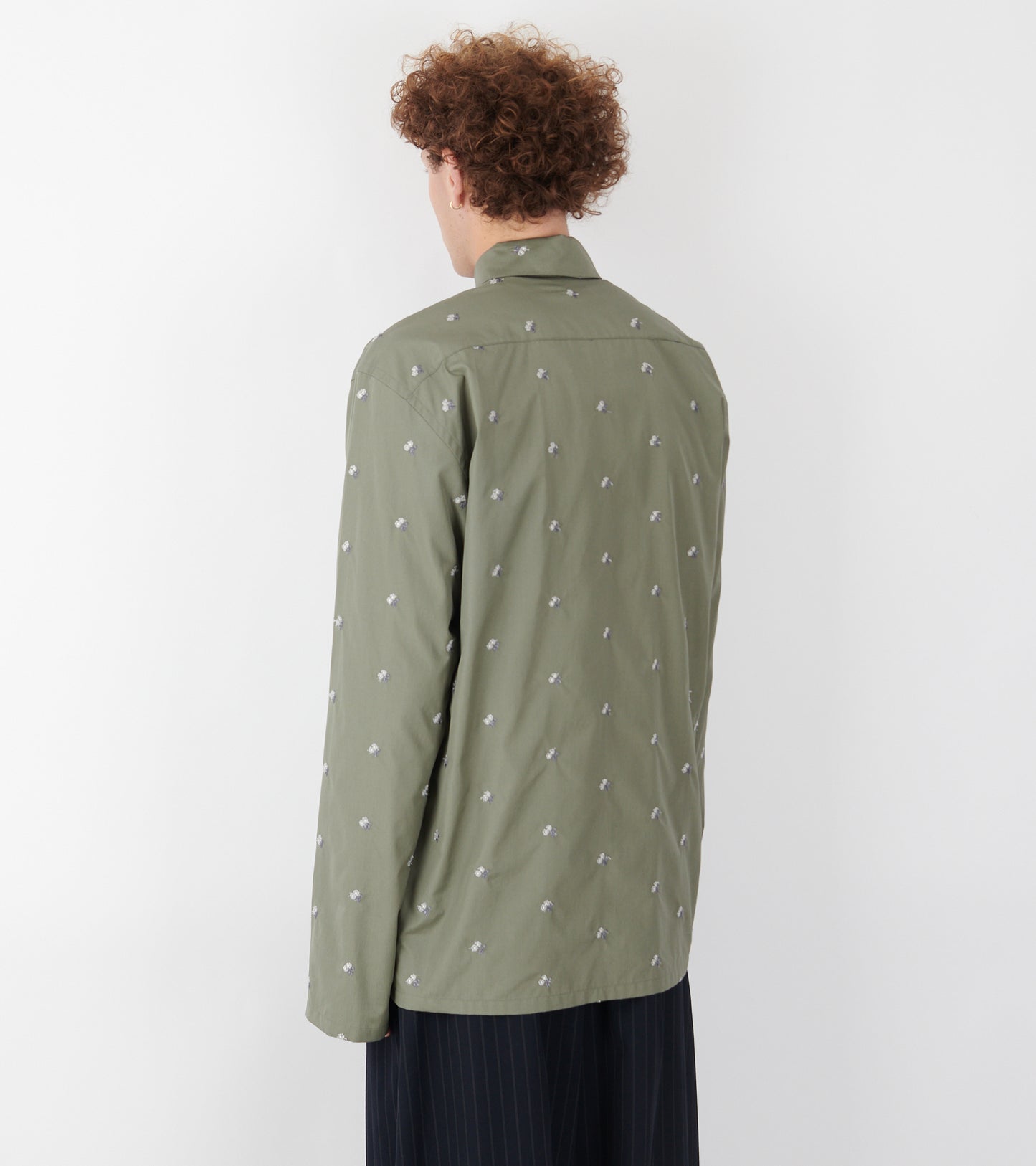 Poplin Shirt Camoscio Flowers