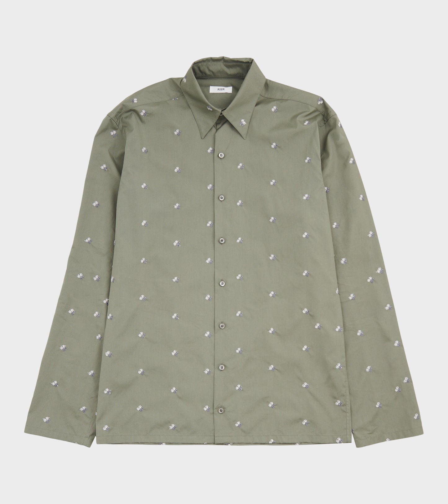 Poplin Shirt Camoscio Flowers