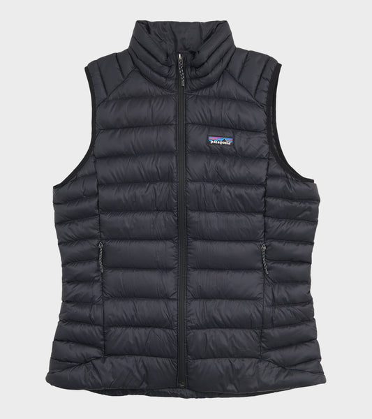 W's Down Sweater Vest Black