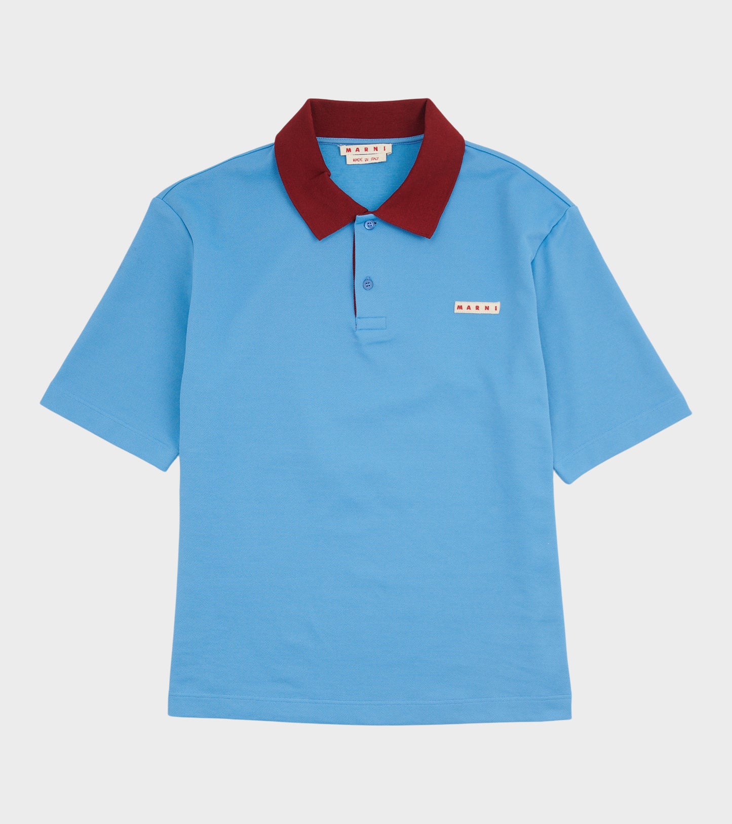 S/S Piqué Polo Iris Blue