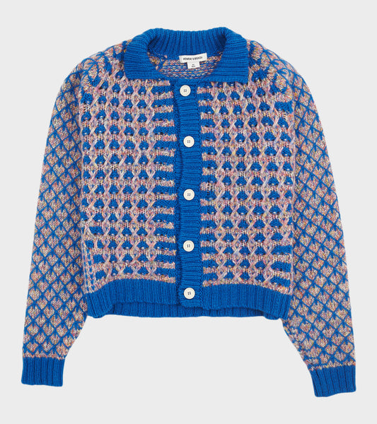 Kimchi Cardigan Blue Party