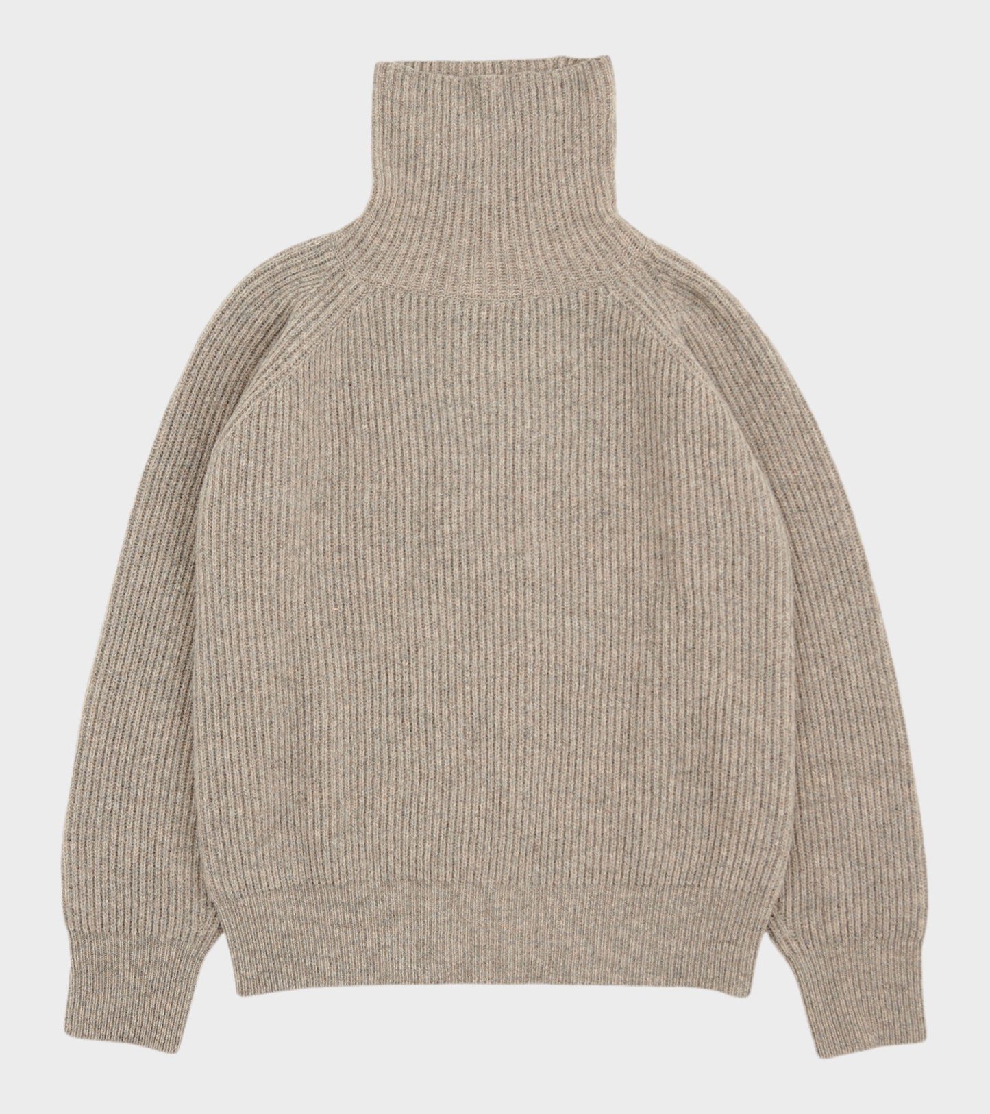 Shetland Wool Turtleneck Nature