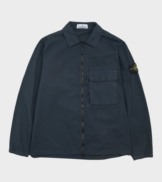 Cotton Overshirt Navy