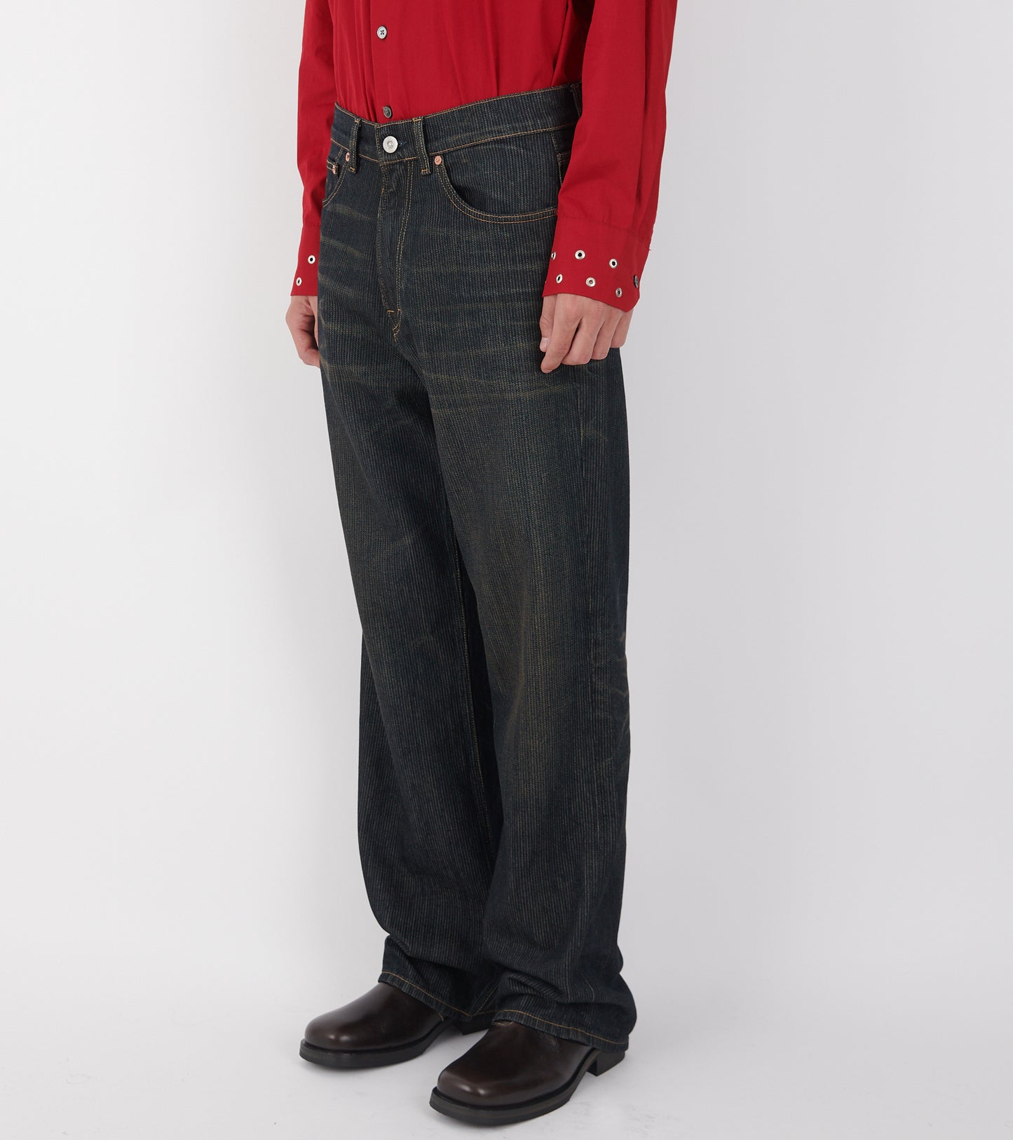 Third Cut Jeans Clay Tint Chain Twill