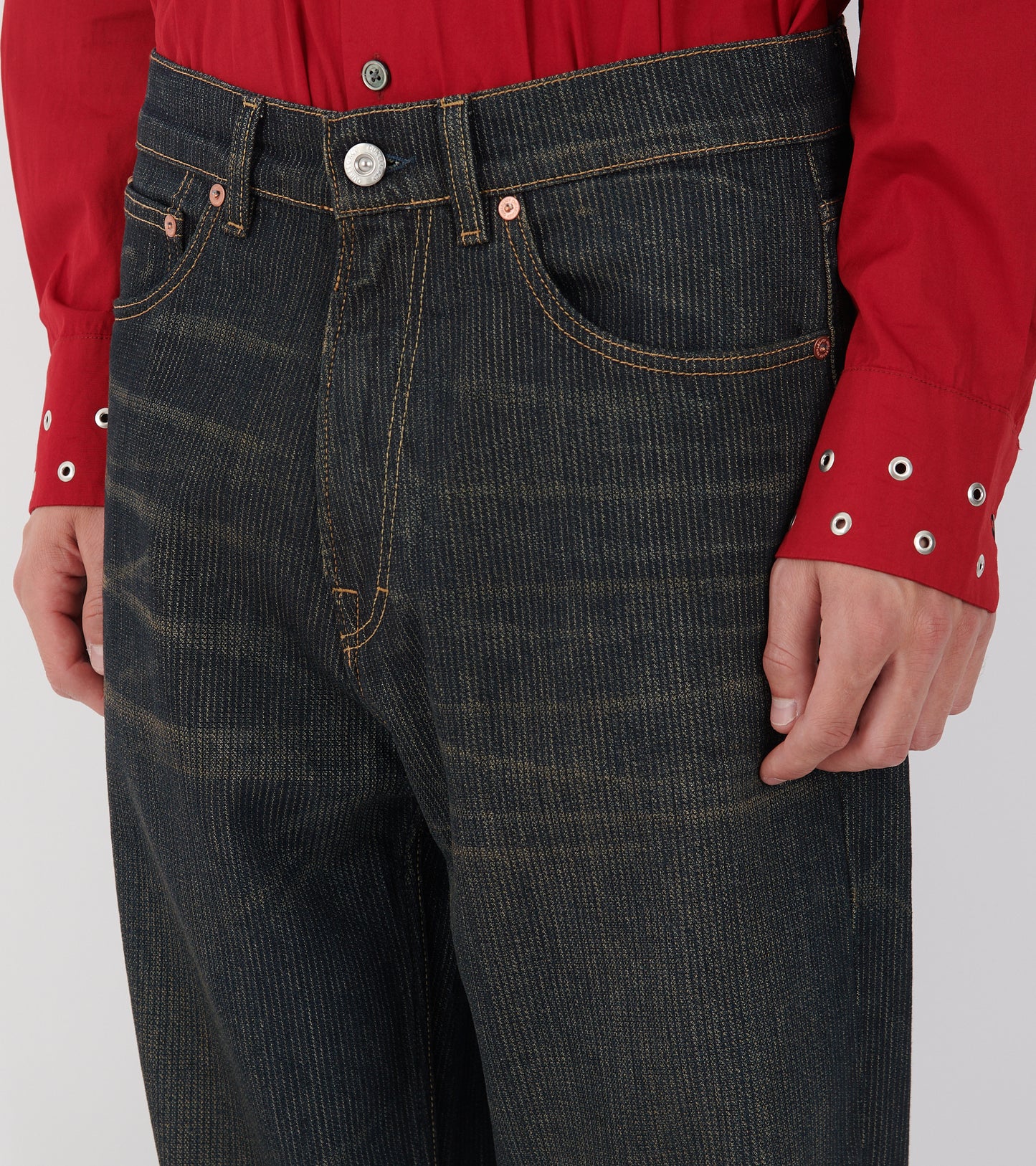Third Cut Jeans Clay Tint Chain Twill