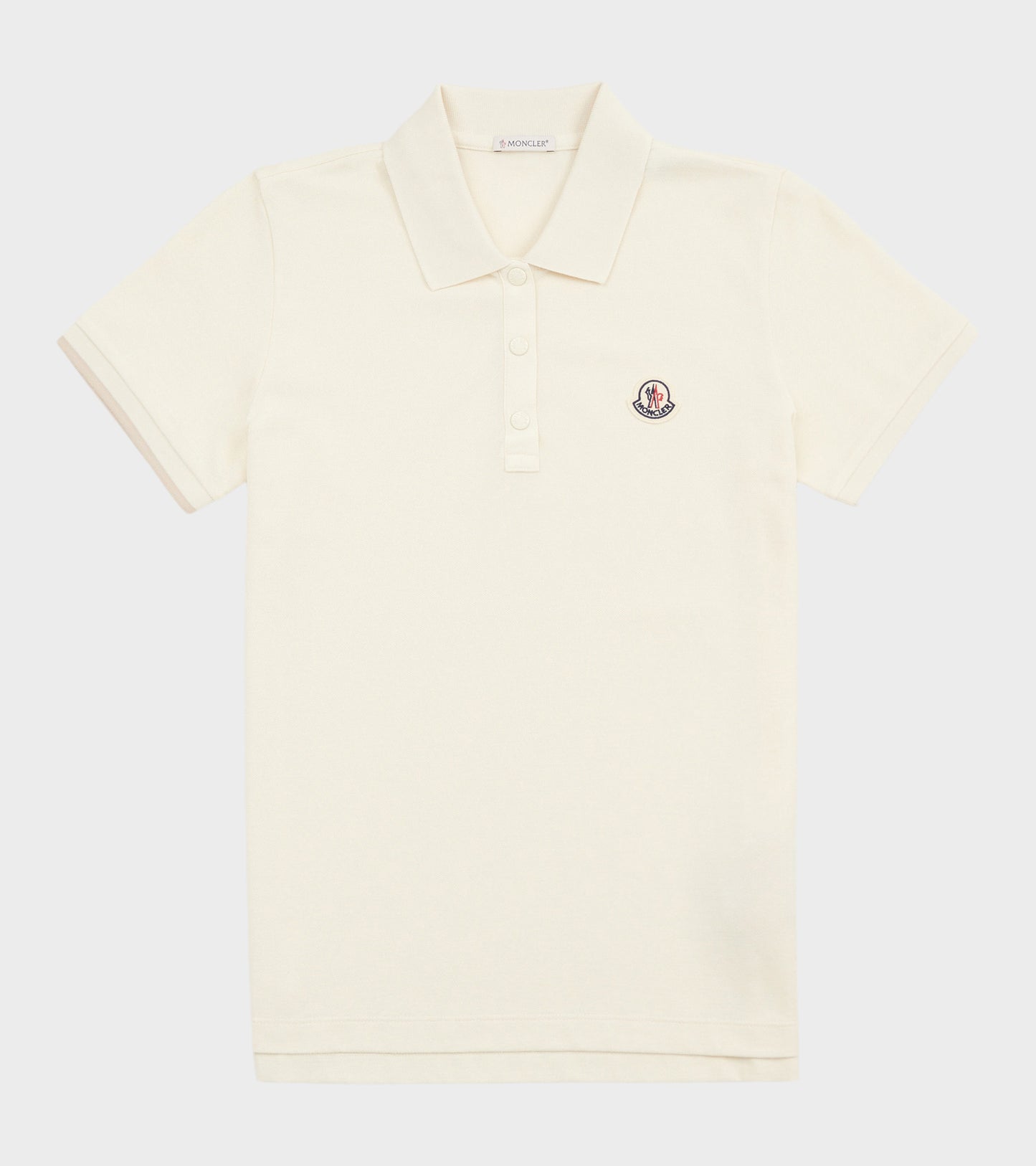S/S Polo Shirt Off White/Beige