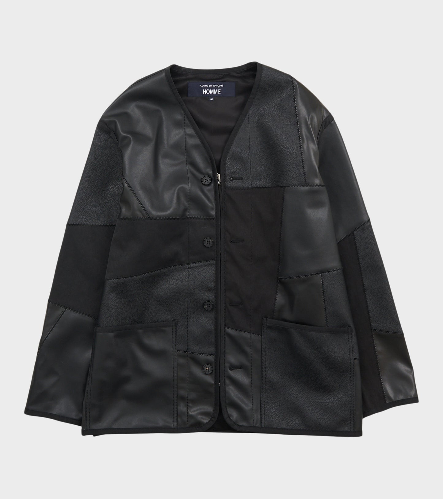 Patchwork Jacket Black