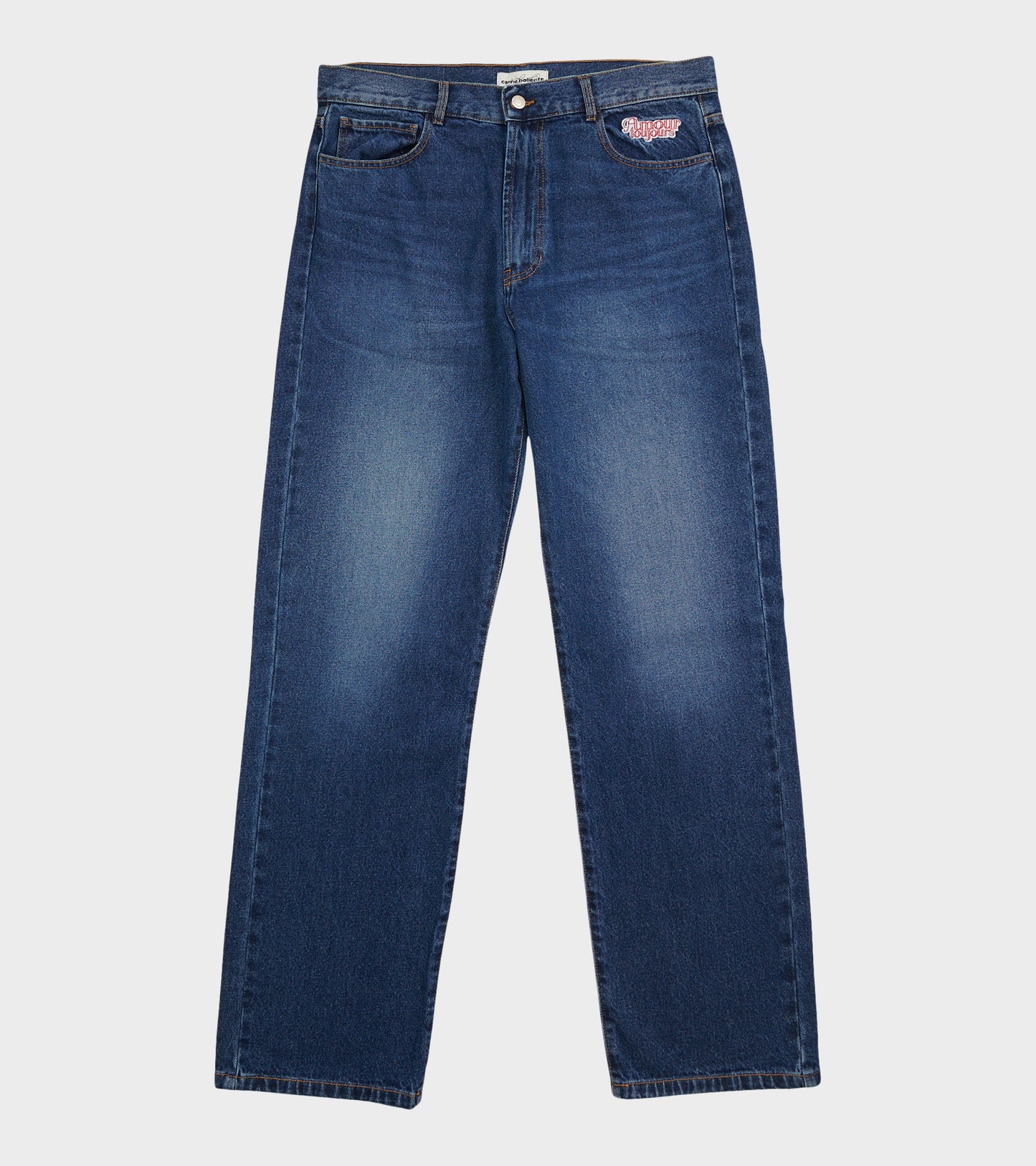 Back Pocket Pleasures Jeans Washed Blue