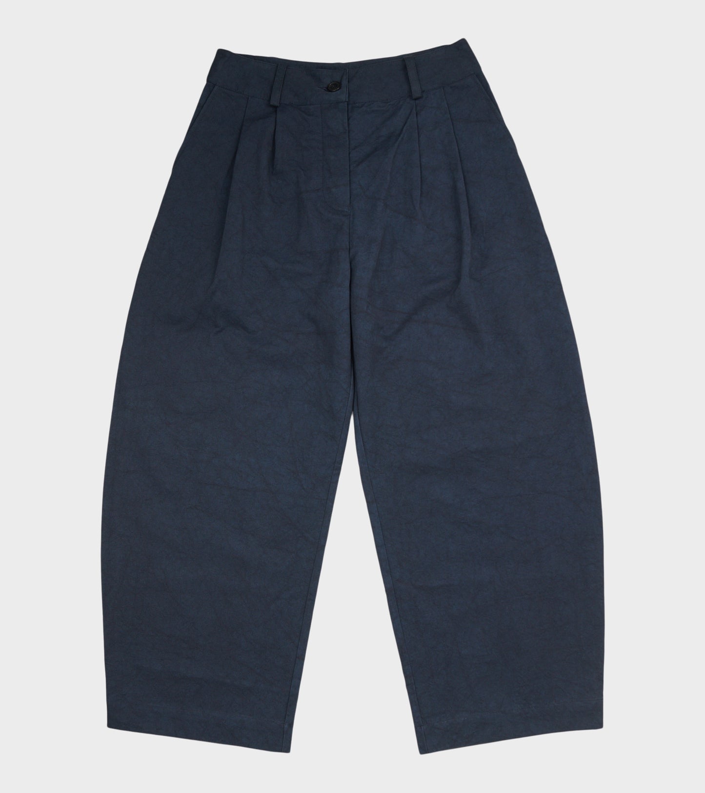 Japanese Cotton Twill Robyn Trouser Dark Navy