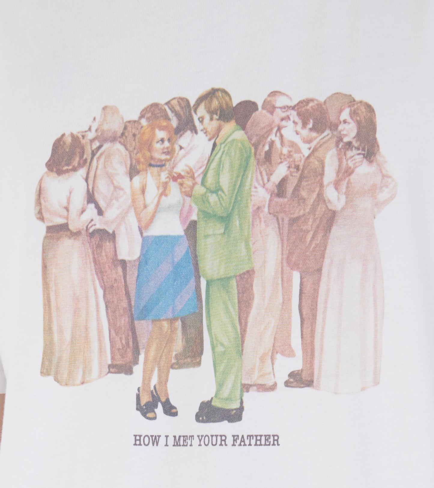 Carne Meet Cute (How I Met Your Father) T-shirt White