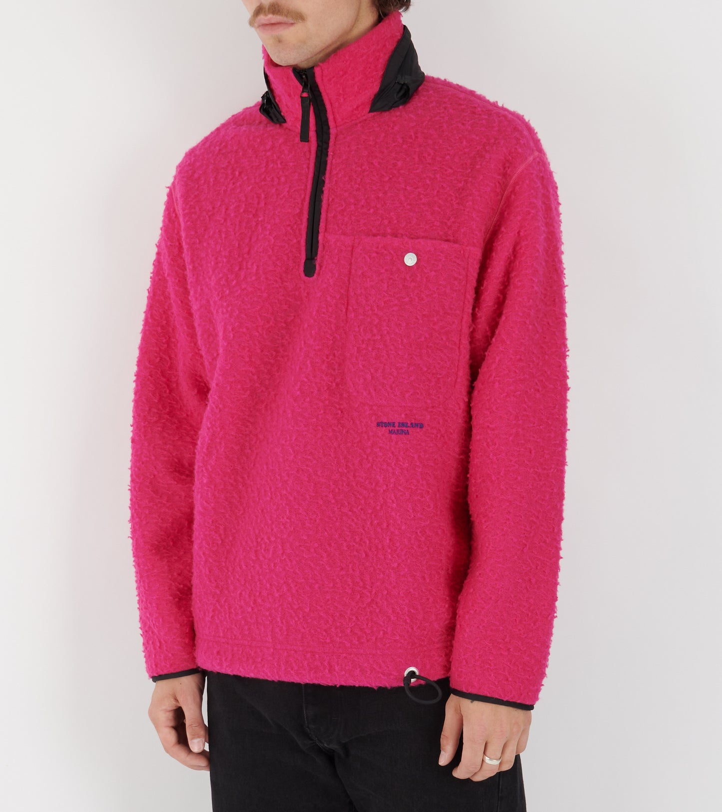 Marina Felted Wool Anorak Pink