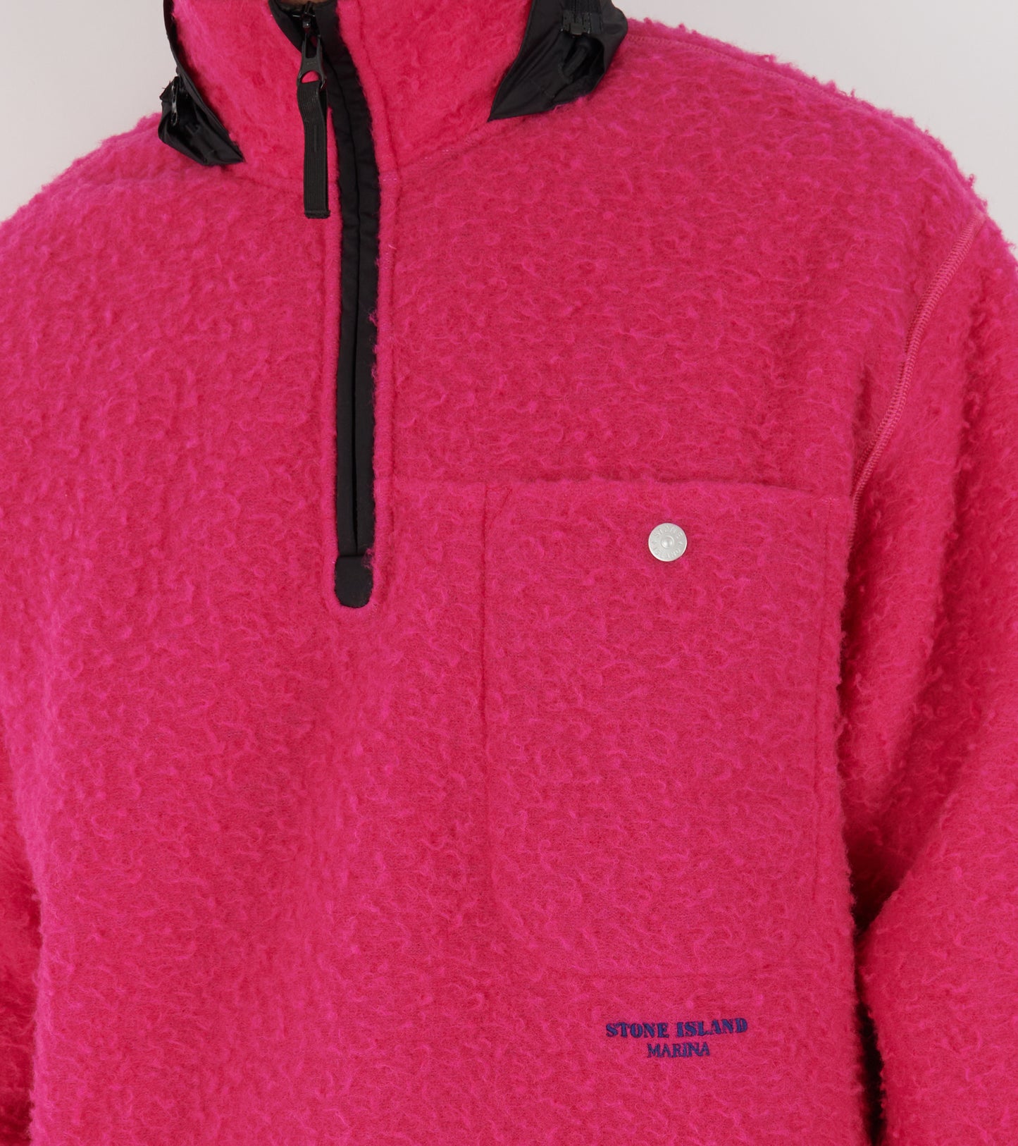 Marina Felted Wool Anorak Pink