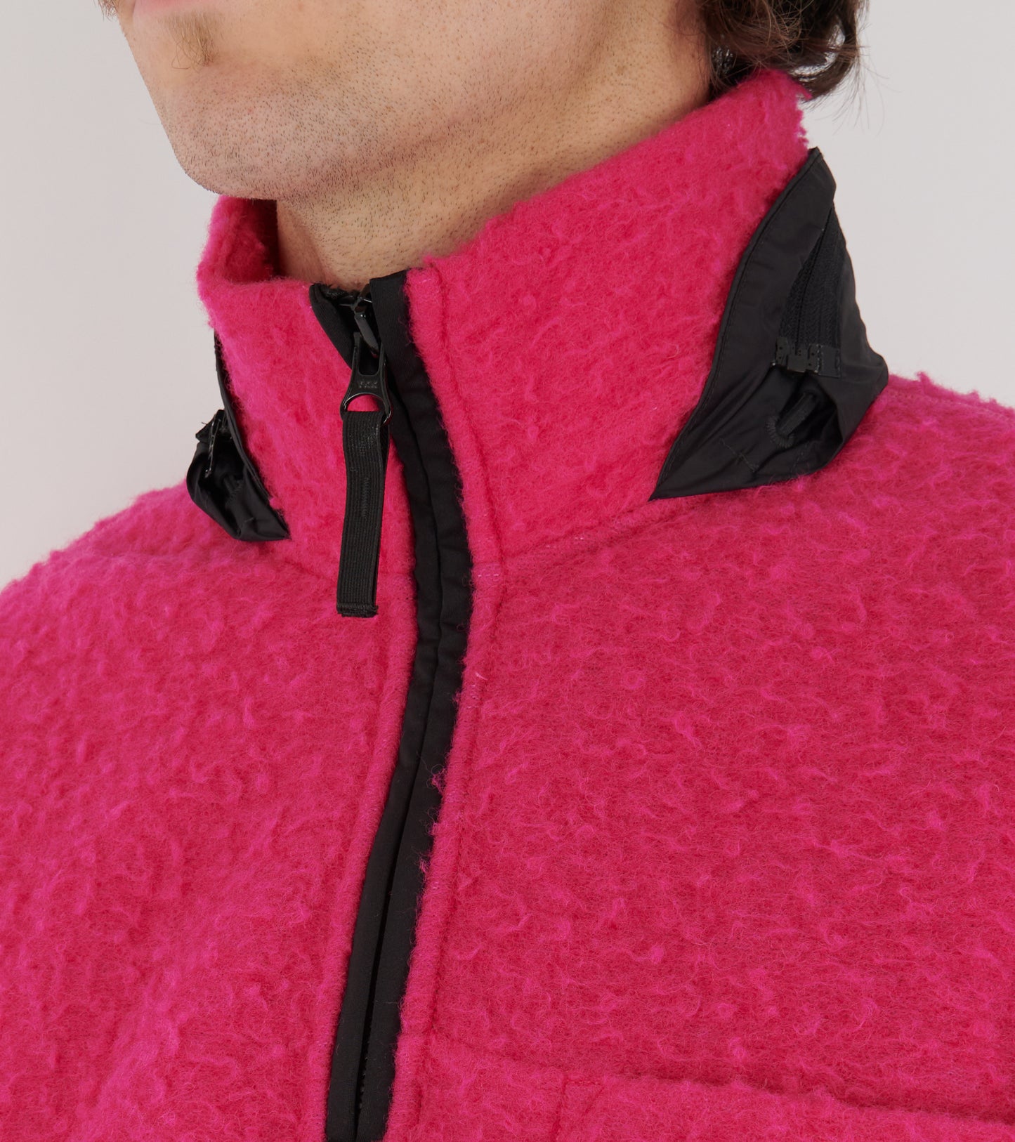 Marina Felted Wool Anorak Pink