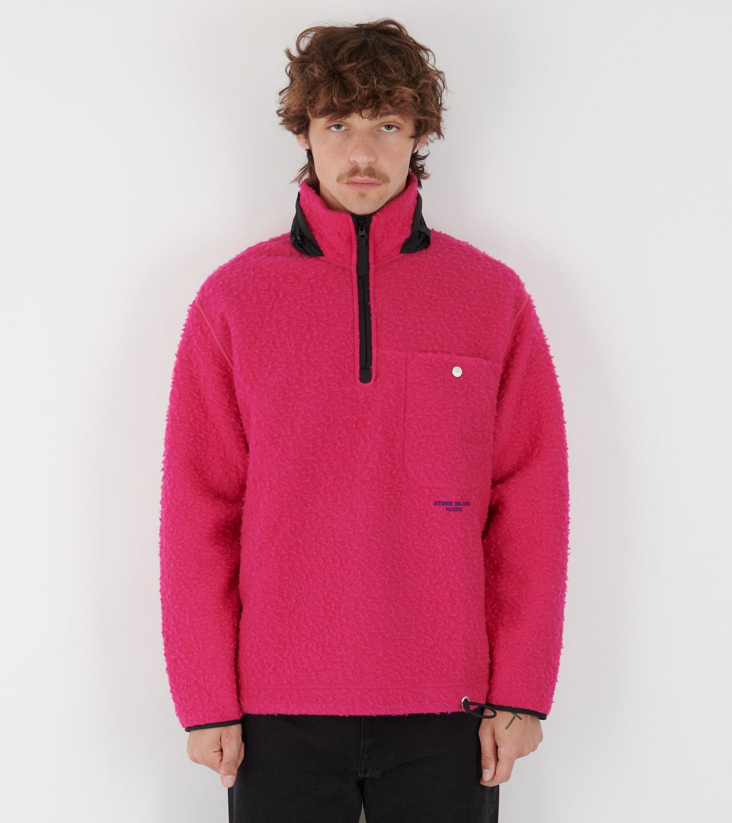 Marina Felted Wool Anorak Pink