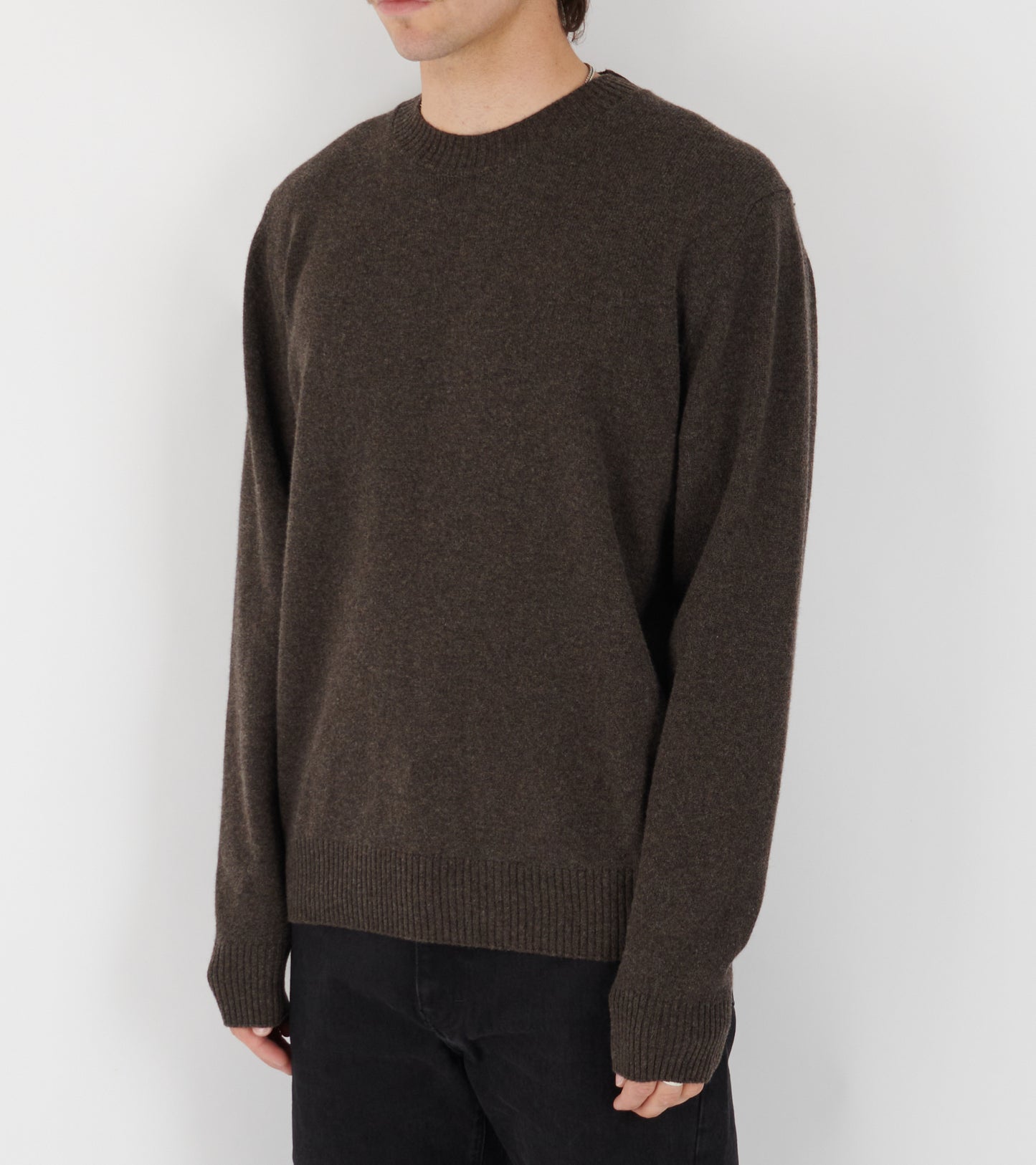 Norse Standard Merino Lambswool Sweater Heathland Brown