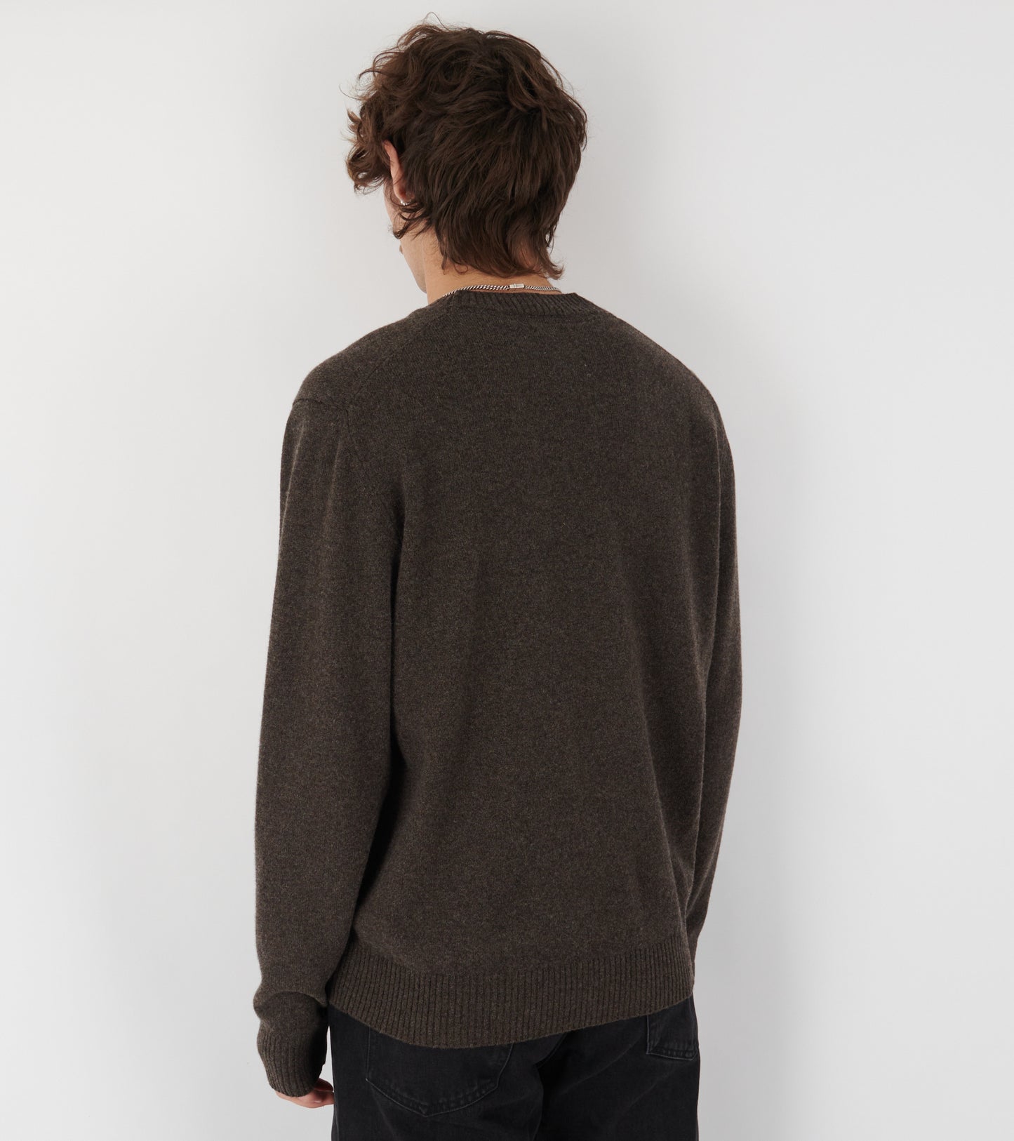 Norse Standard Merino Lambswool Sweater Heathland Brown