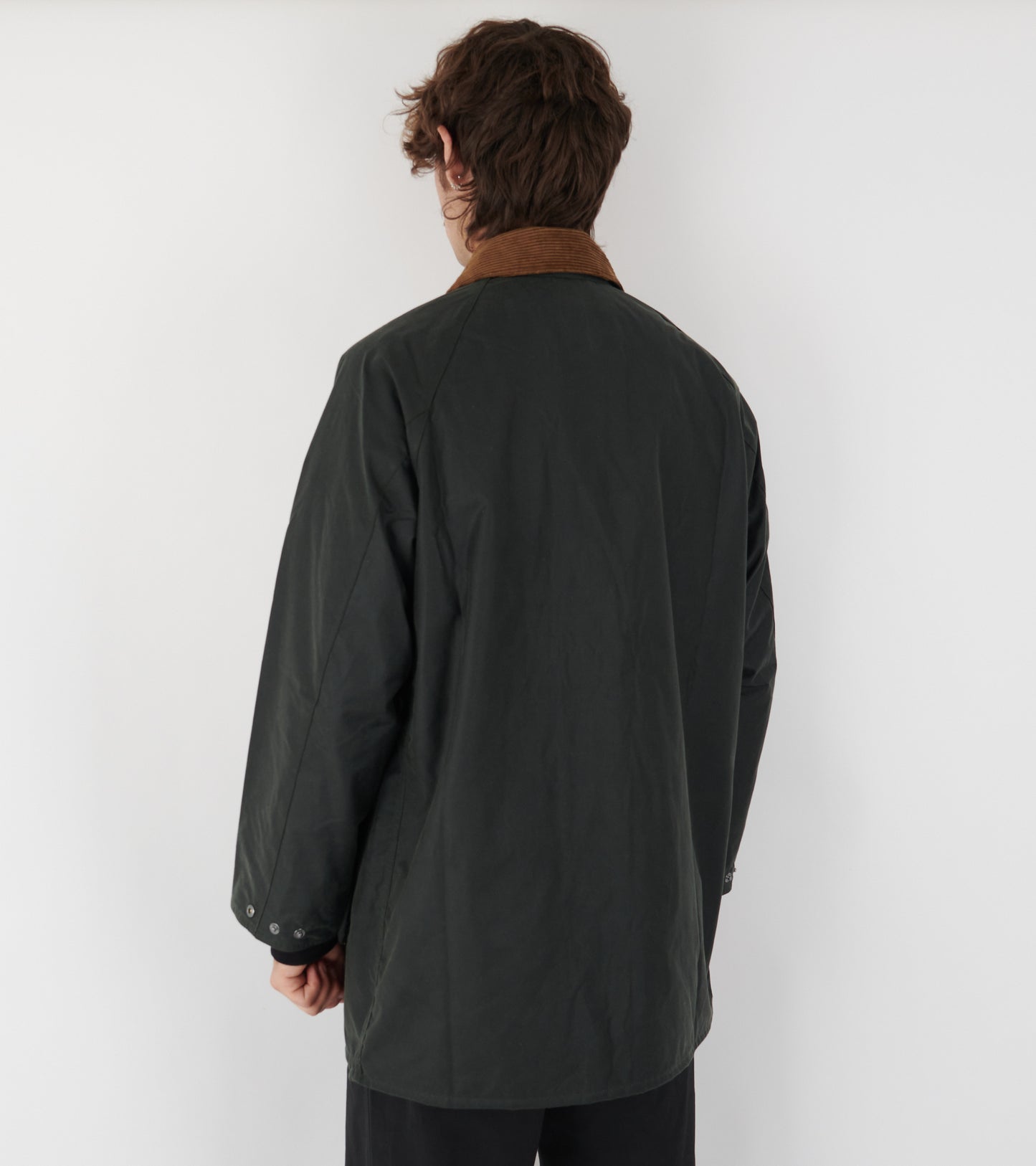 Barbour OS Solway Wax Jacket Sage