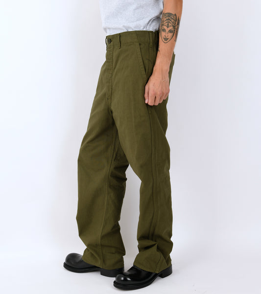 Canvas Pants Army Green