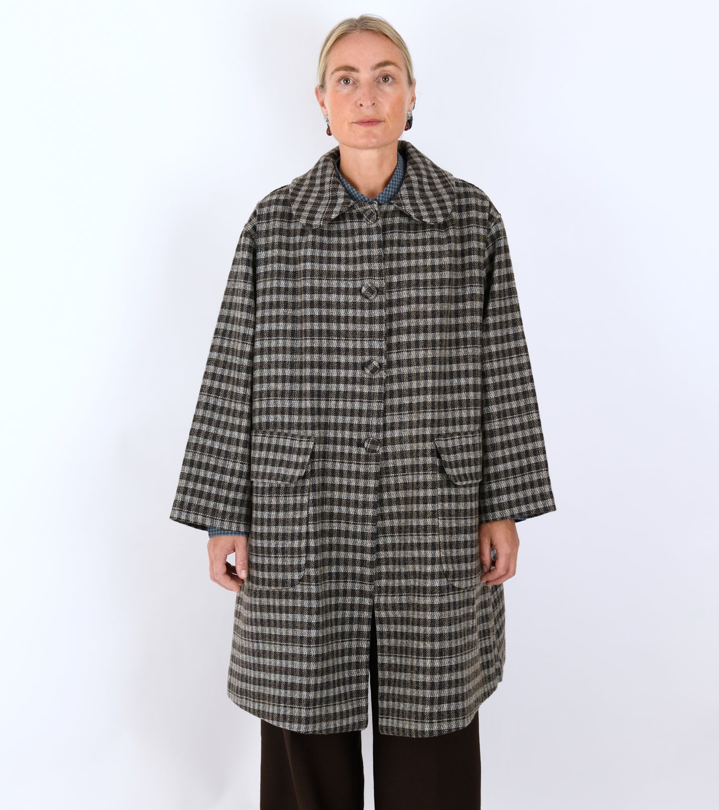 Astrid Long Coat Check