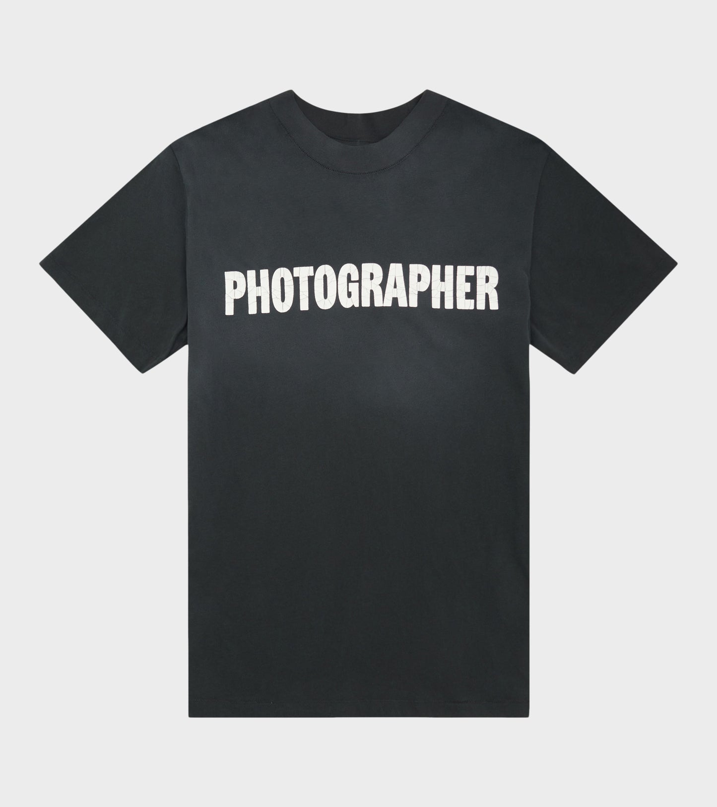 Photographer Knit T-Shirt Washed Black