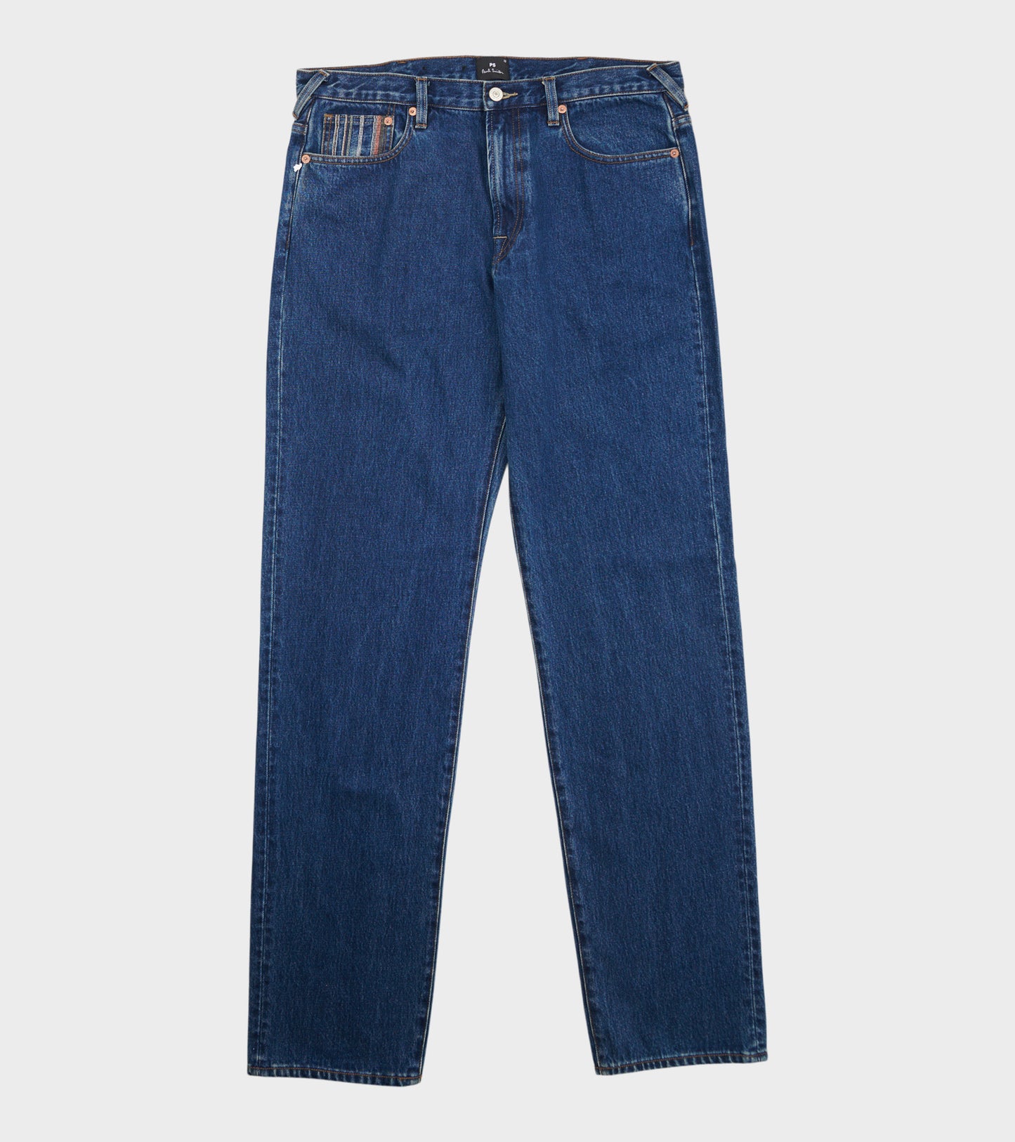 Relaxed Taper Fit Jeans Blue